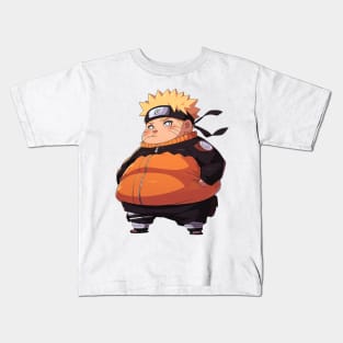 fat ninja Kids T-Shirt